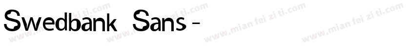Swedbank Sans字体转换